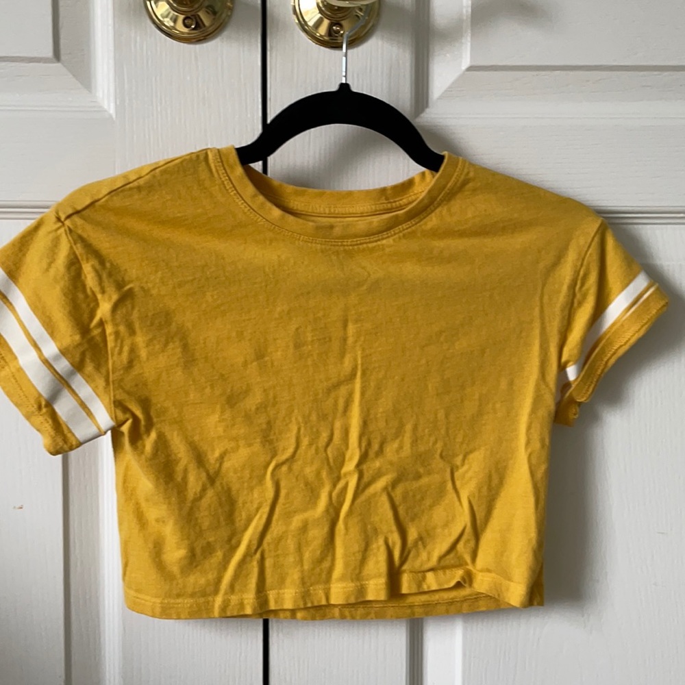 YELLOW PRIMARK CROP TOP